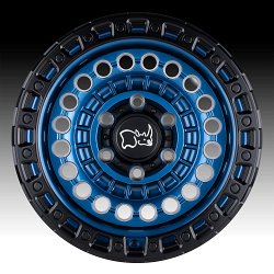 Black Rhino Sentinel Cobalt Blue Custom Truck Wheels 3